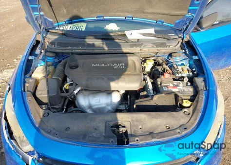 2015 Dodge Dart Sxt из США, поврежденный, VIN 1C3CDFBB0FD351628